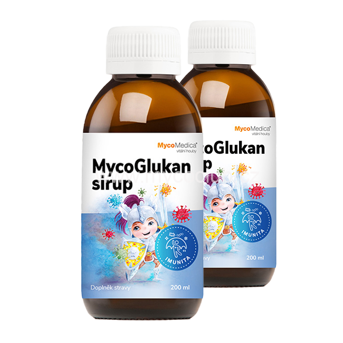 MycoMedica MycoGlukan 2-pack, 2x sirup 200 ml