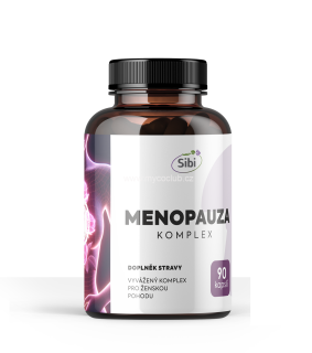 Sibipharm Menopauza komplex, houbové extrakty, 90 kapslí 500 mg