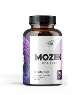 Sibipharm Mozek - komplex, houbové extrakty, 90 kapslí 500 mg