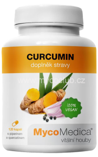 MycoMedicy Curcumin, 120 kapslí